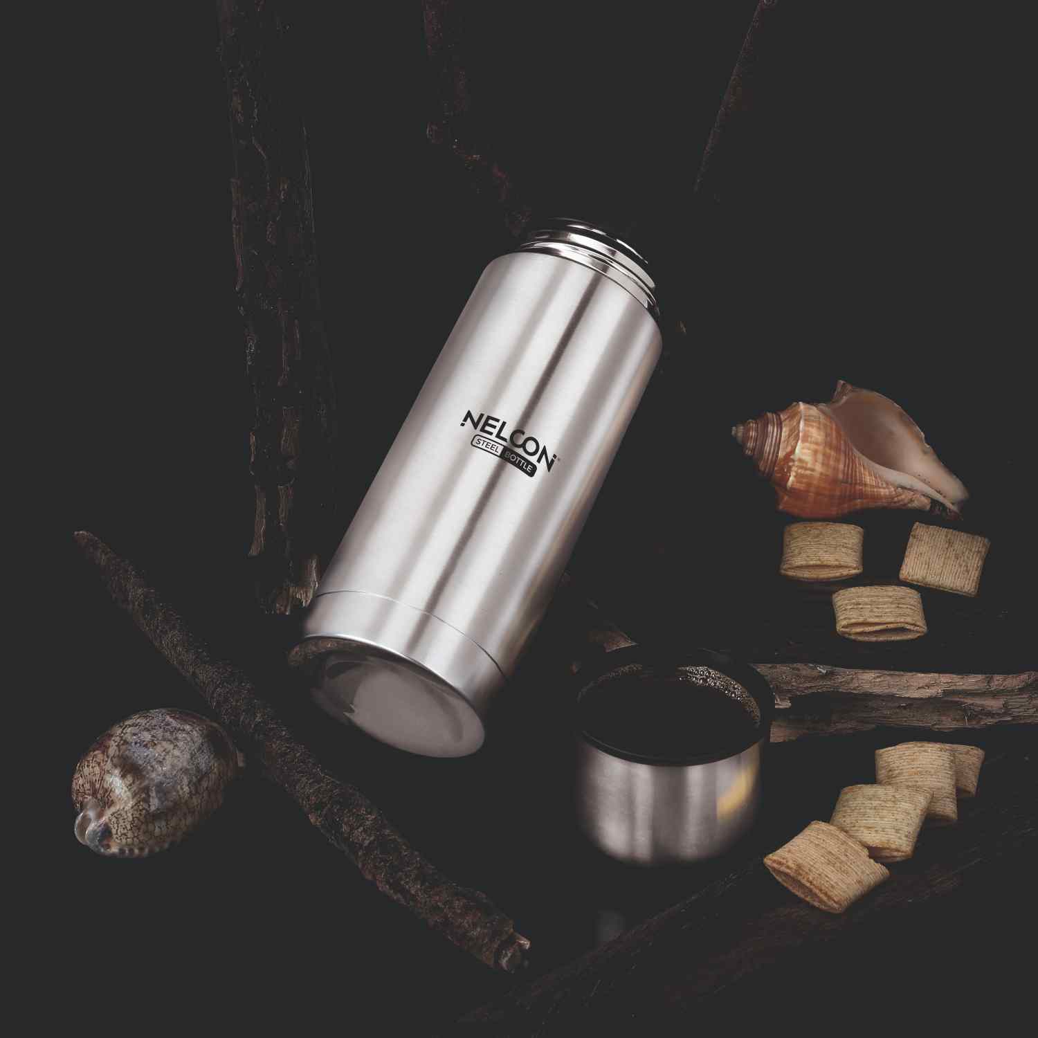 Nelcon Hydra flask hot and cold insulated water bottle, 350ml