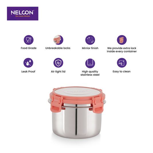 TwistiX Deep 1 Container 450ml – Deep Steel Bowl for Liquid Foods