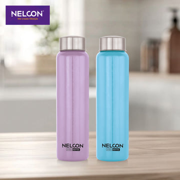 AquaVerve 1000ml Stainless Steel Bottle 2pc Gift Set