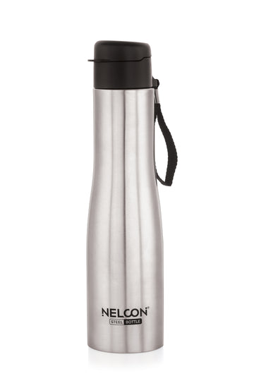 Bluebell Flip Top Cap Stainless Steel Bottle 1000ml