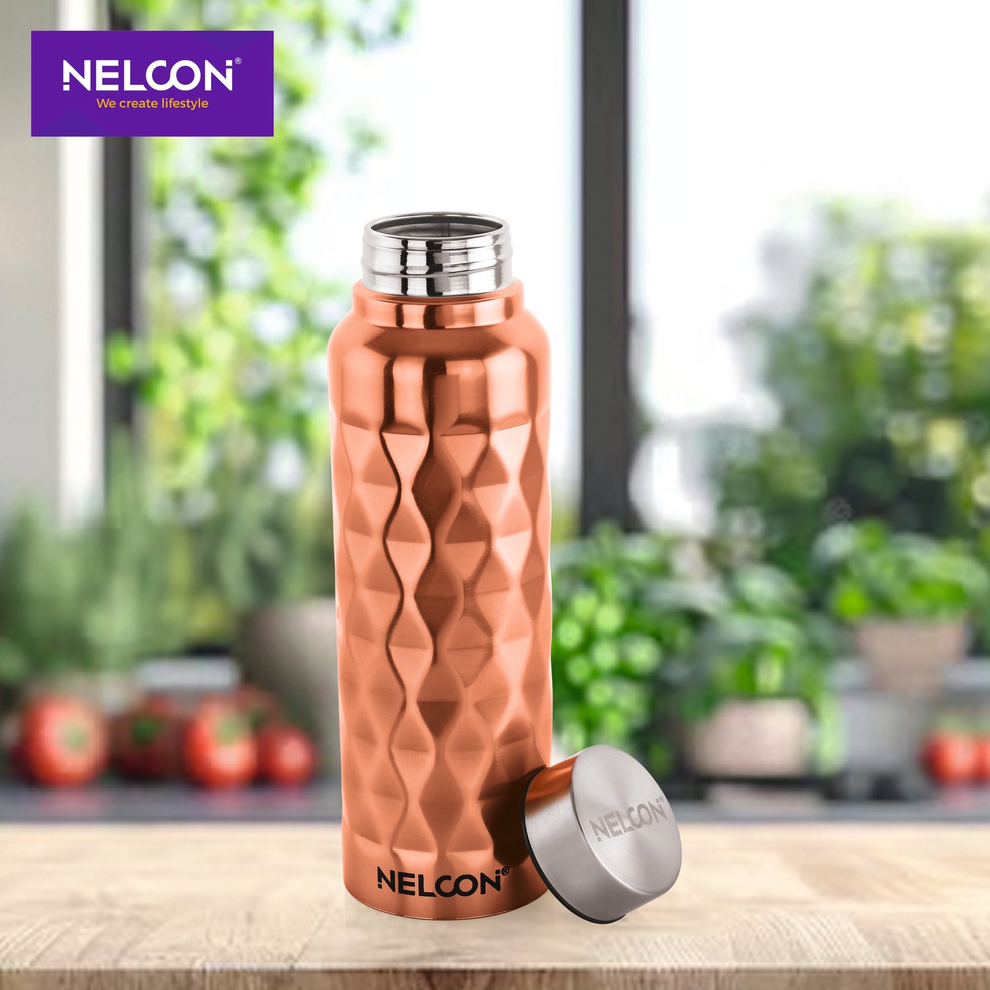 Frozen Bronze Stainless Steel Bottle - 1000ml