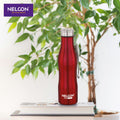 Capsule Metallic Red Stainless Steel Bottle 750ml