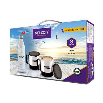 Nelcon Destinio Giftset (1pc Cola Swiss 750 Ml + 2 Pc Oxy Black 70ml