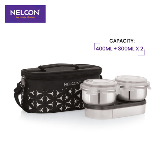 Executive 3-Piece & Stainless Steel Lunch Bag