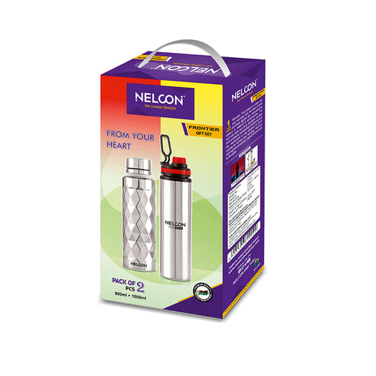 Nelcon Frontier (1pc bella, 1pc frozen) Gift Set, 900ml + 1000ml