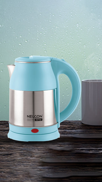 Nelcon Flambeau blue Electric Kettle, 1.8Litre