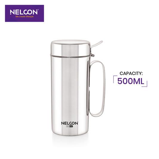 Olio Oil Dispenser Silver 1000ml