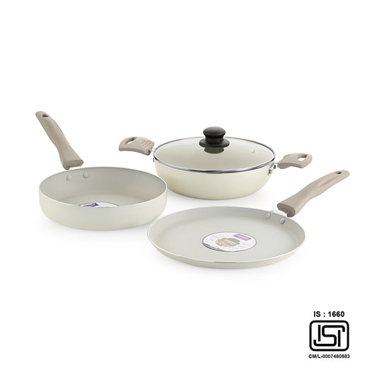 Pluro ChefXpert 4-Piece Non-Stick Pan Set