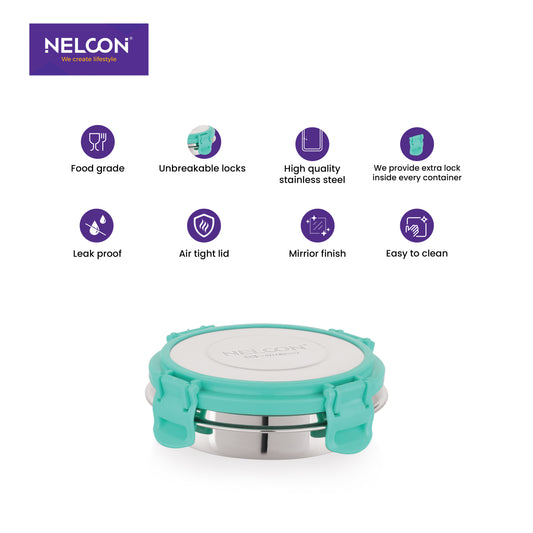 TwistiX Flat 1 Container 125ml – Compact Twist-Lock Storage