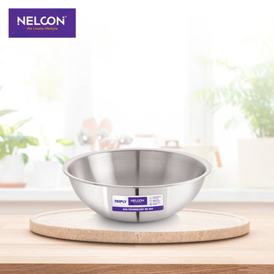Triply Stainless Steel Tasla Induction Base 20cm