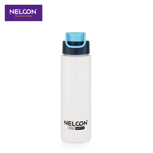 Slim Prostar White Stainless Steel Bottle - 350ml