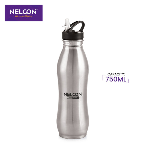 Spring Multi-Cap Stainless Steel Bottle - 750ml
