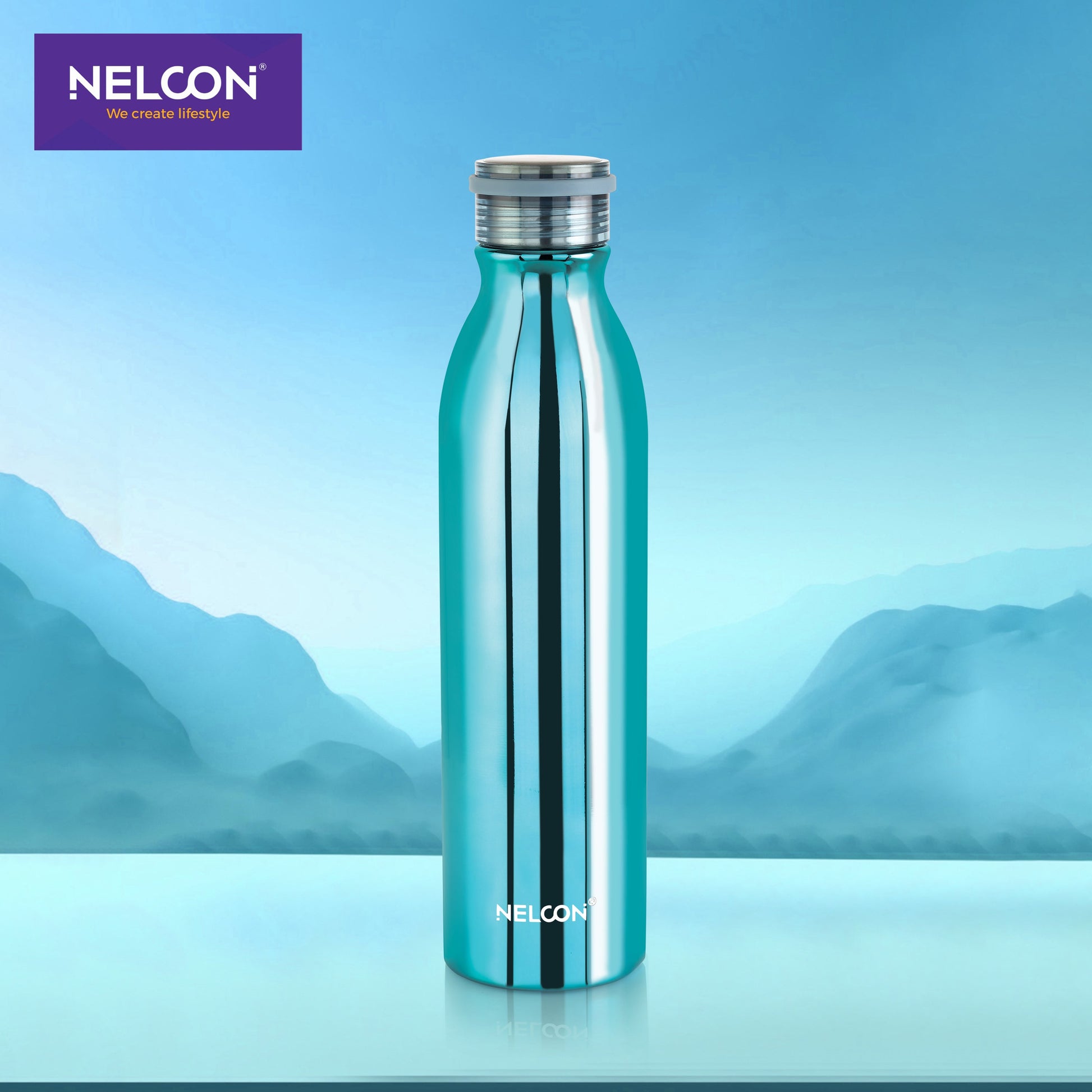 Stark Deep Blue Insulated Stainless Steel Bottle 1000ml