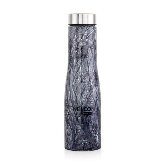 Nelcon Nano marble finish water bottle stainless steel, 1000ml