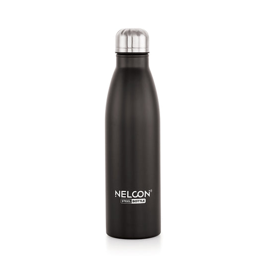 Nelcon Cola black botfly water bottle stainless steel, 750ml