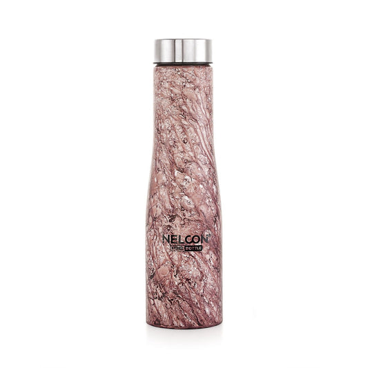 Nelcon Primo marble finish water bottle stainless steel, 1000ml