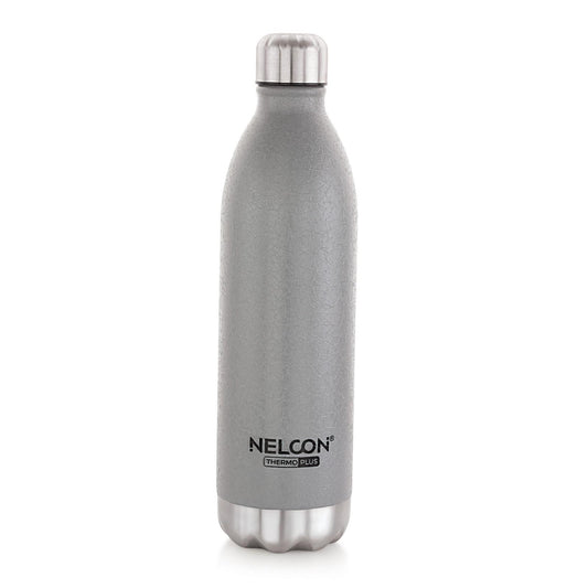 Nelcon Crocz Grey cola thermo plus hot and cold bottles, 750ml