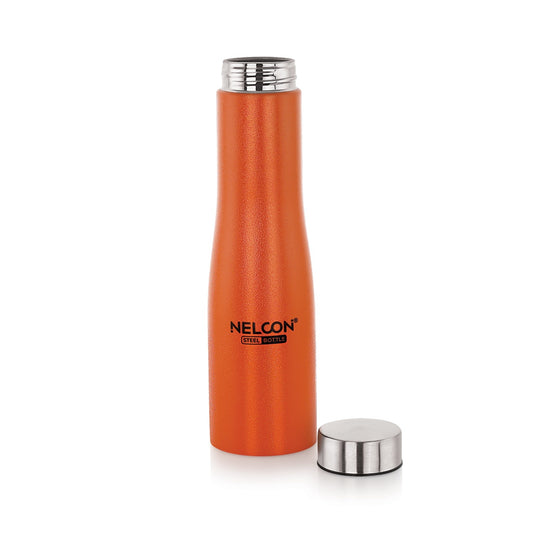 Nelcon Rio orange water bottle stainless steel, 1000ml