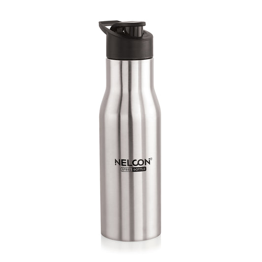 Nelcon Tulip water bottle stainless steel with sipper cap, 1000ml