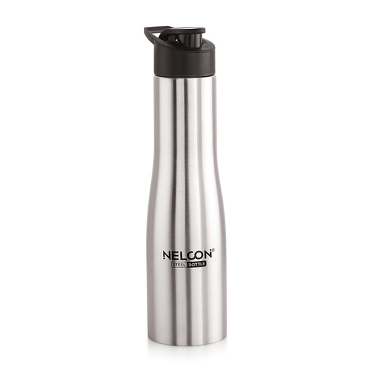 Nelcon Bluebell water bottle stainless steel with sipper cap, 1000ml