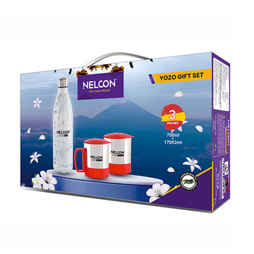 Nelcon Yozo Gift Set (1pc Cola Swiss 750 Ml + 2pc Oxy Red 170ml)