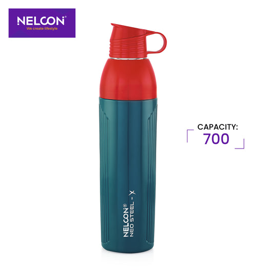 Neo Steel-X Zippy Flip Stainless Steel Bottle 700ml