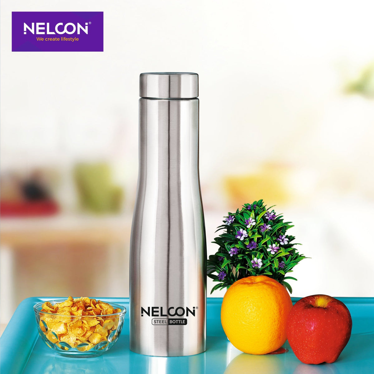 Bluebell Stainless Steel Bottle - 1000ml - NelconIndustries