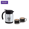 BrewBite 500ml Kettle with 2pc Cup Gift Set - Grey - NelconIndustries