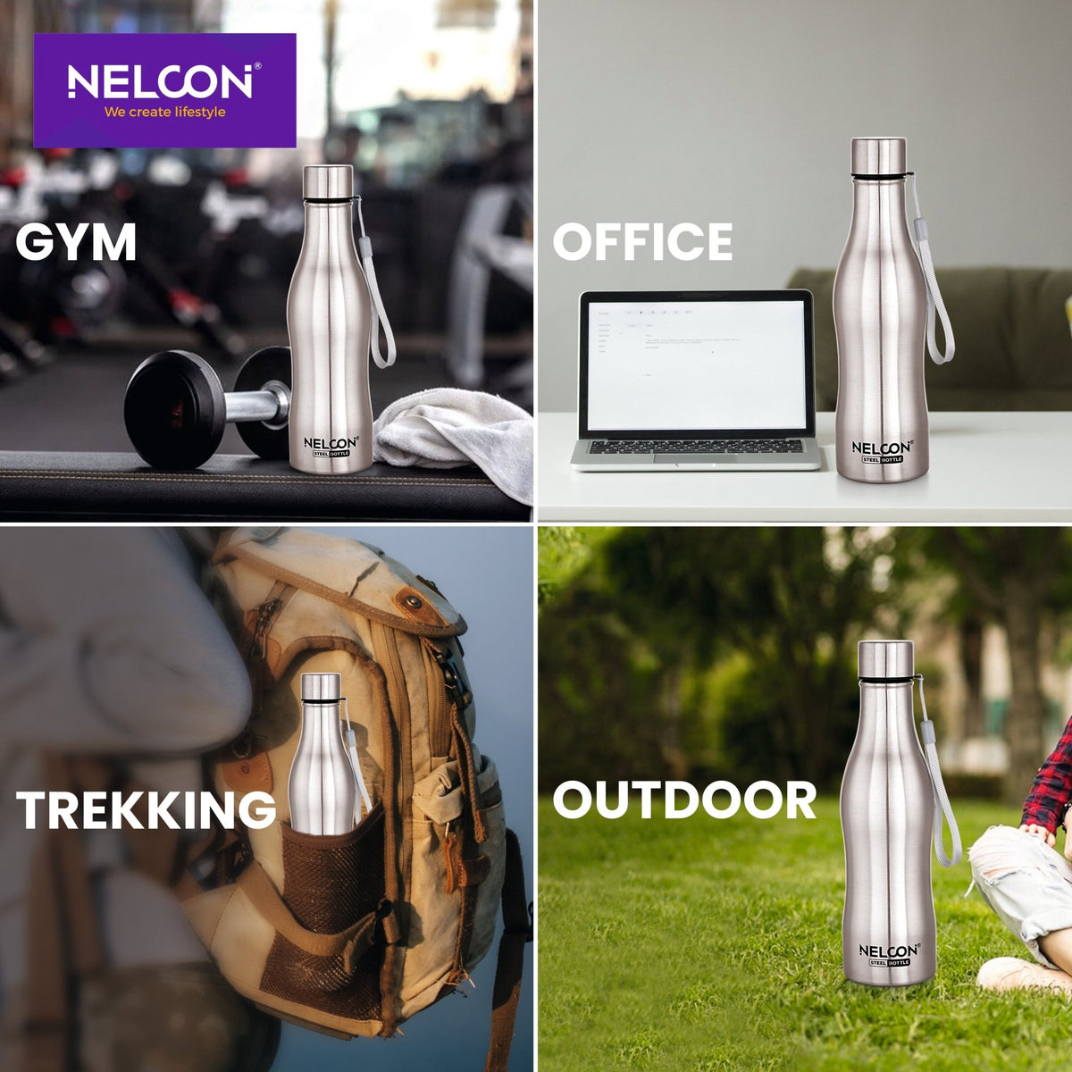 Capsule Stainless Steel Bottle - 750ml - NelconIndustries