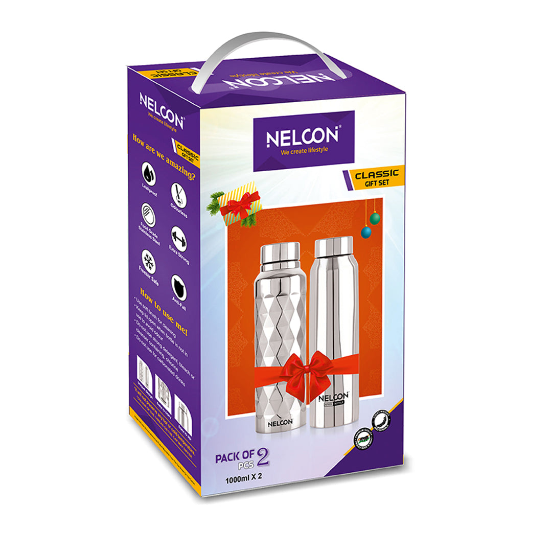 Nelcon Classic (1pc Frozen, 1pc Absolute) Gift Set, 1000ml X 2N