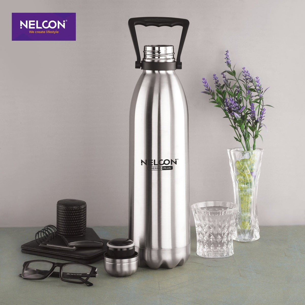 Cola Thermo Plus Handle-Grip Insulated Bottle 1800ml - NelconIndustries
