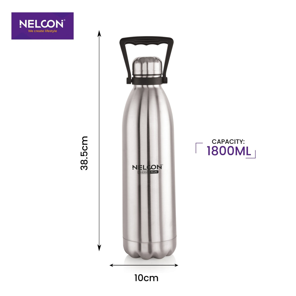 Cola Thermo Plus Handle-Grip Insulated Bottle 1800ml - NelconIndustries