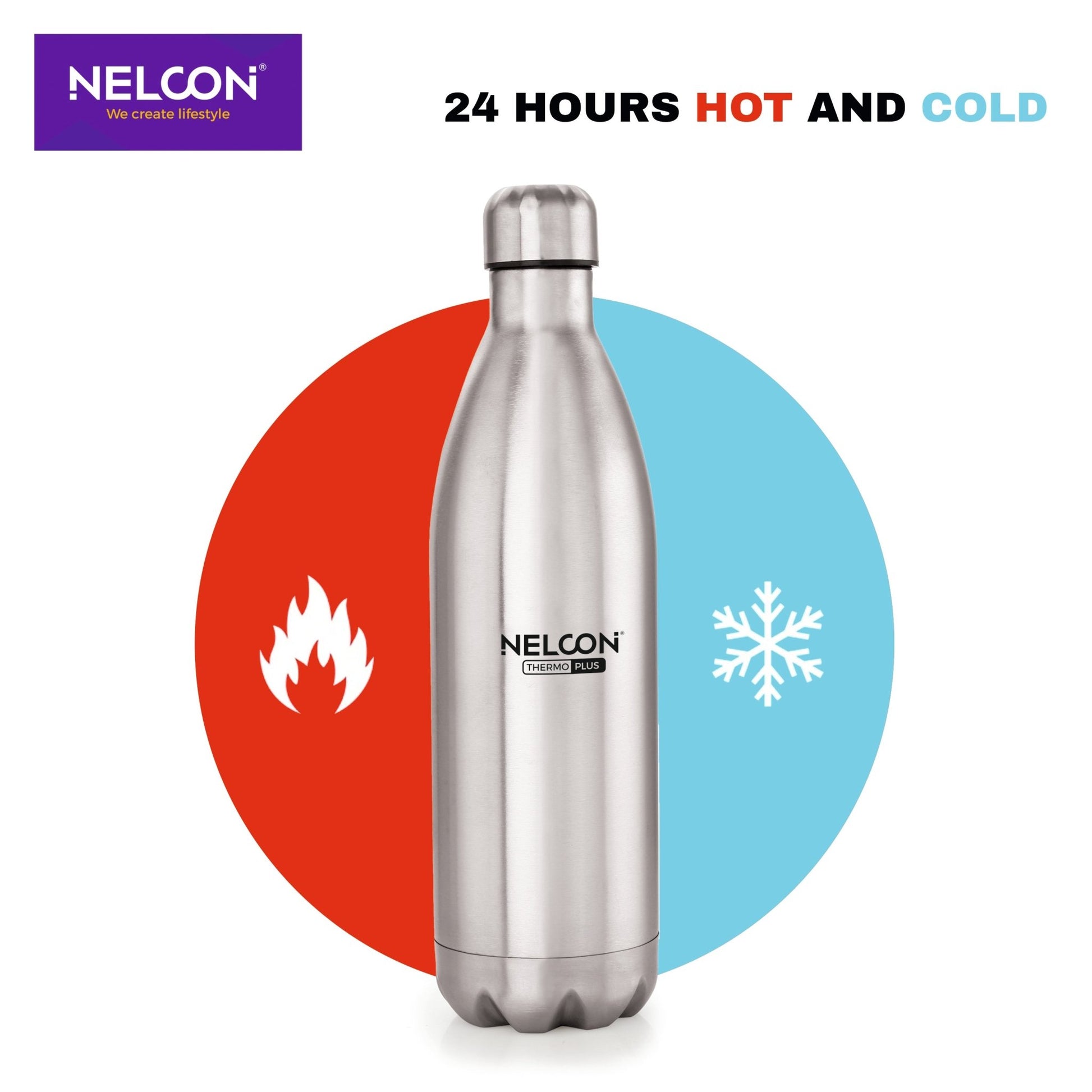 Cola Thermo Plus Large-Capacity Insulated Bottle 1000ml - NelconIndustries