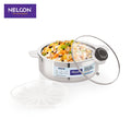 Crystin Insulated Stainless Steel Casserole Glass Lid - 1400ml - NelconIndustries