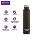 Dew Crocz Black Stainless Steel Bottle 1000ml - NelconIndustries