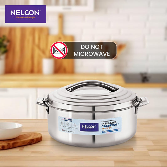 Divine Stainless Steel Casserole - NelconIndustries