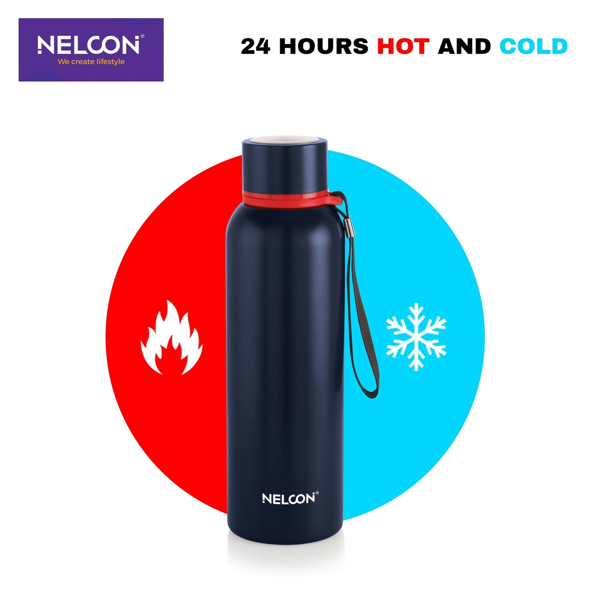 Leo Flask Ocean Blue Insulated Bottle 750ml - NelconIndustries