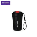 LoopSip Vacuum Insulated Stainless Steel Mug - 400ml (Black) - NelconIndustries