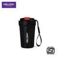 LoopSip Vacuum Insulated Stainless Steel Mug - 400ml (Black) - NelconIndustries