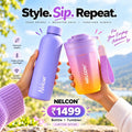 NELCON Pack of 2 – Thermosip Bottle + Dailysip Coffee Tumbler | Double Wall Insulated | 8 Hours Hot & Cold | Leak-Proof Design - NelconIndustries
