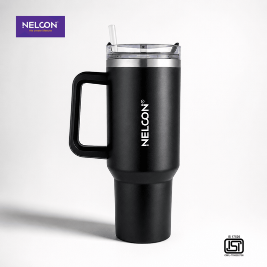 SipJoy Vacuum Insulated Stainless Steel Tumbler - 900ml - NelconIndustries