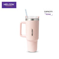 SipJoy Vacuum Insulated Stainless Steel Tumbler Light Pink - 900ml - NelconIndustries