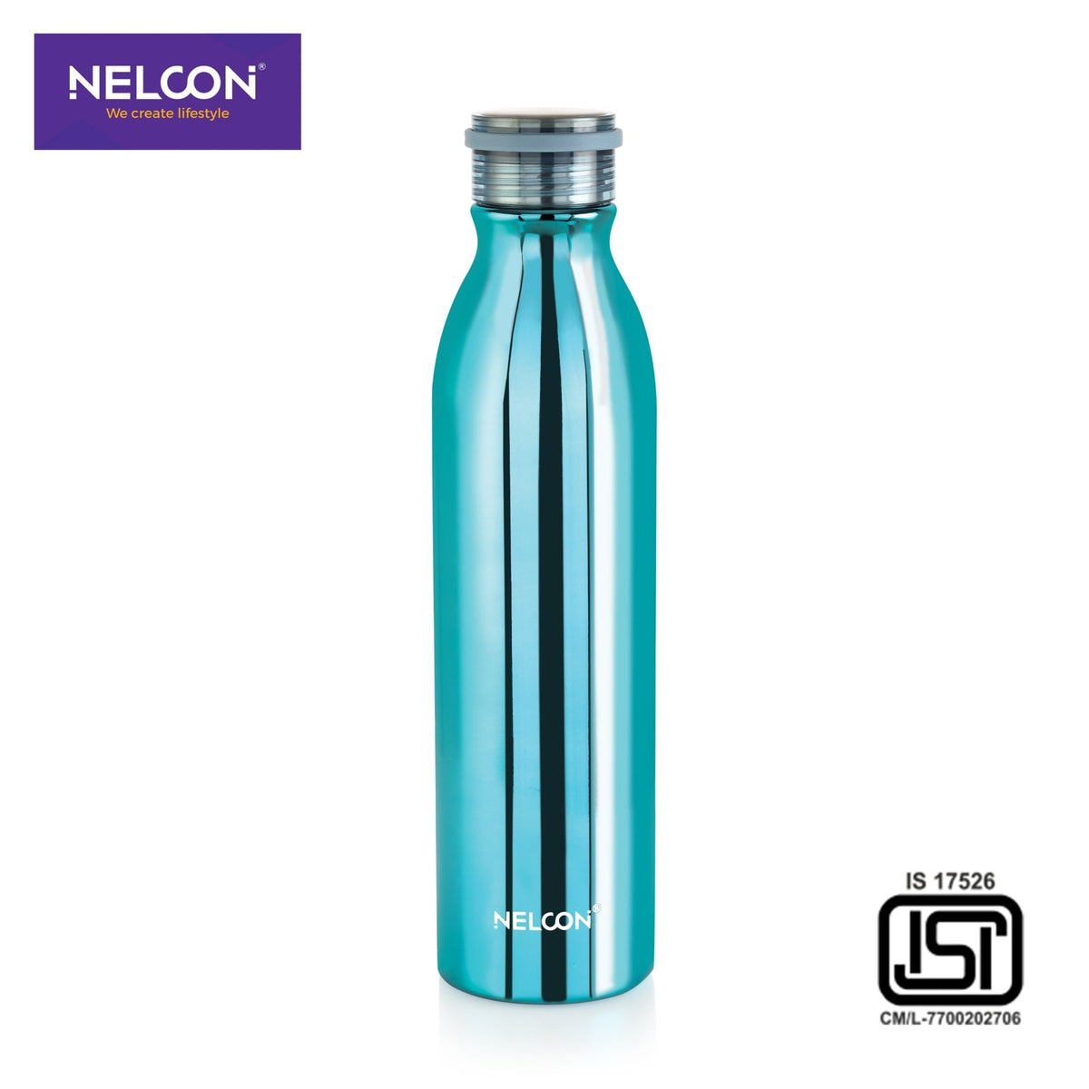 Stark Deep Blue Insulated Stainless Steel Bottle 1000ml - NelconIndustries