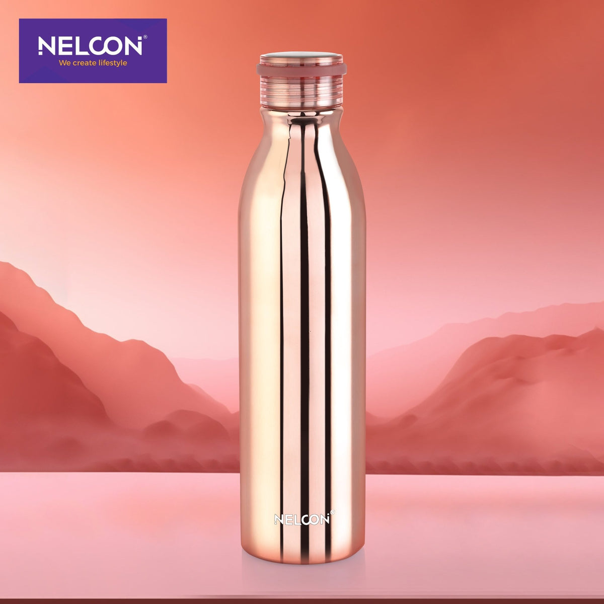 Stark Rose Gold Insulated Bottle 1000ml - NelconIndustries
