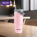 Travel Mate Insulated Stainless Steel Tumbler Pink- 900ml - NelconIndustries