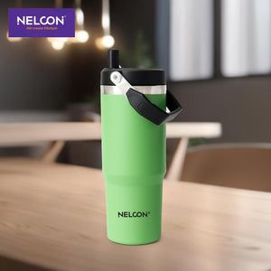 Travel Mate Vacuum Insulated Stainless Steel Tumbler Green- 900ml - NelconIndustries