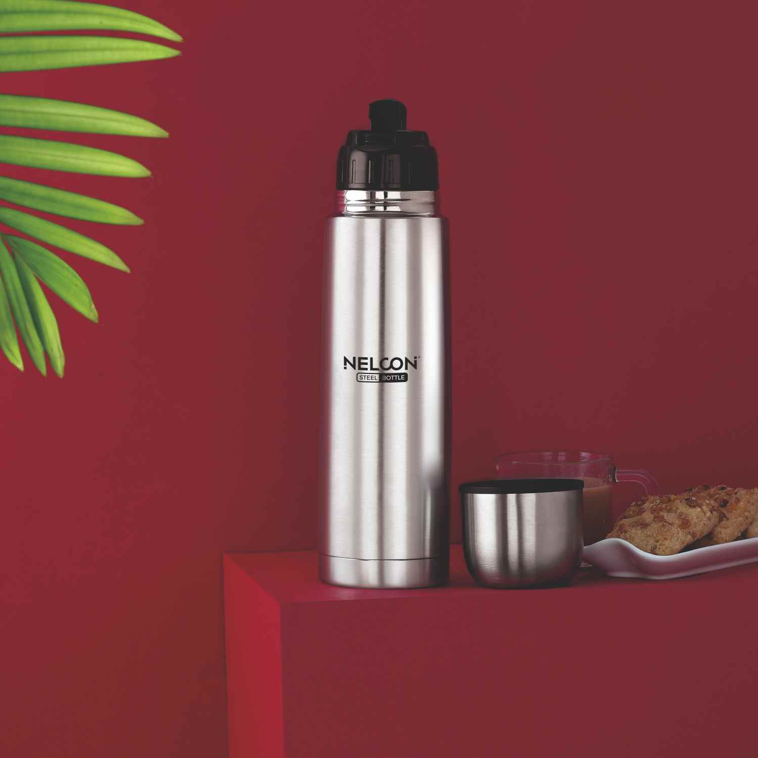 Nelcon Hydra flask hot and cold insulated water bottle, 500ml