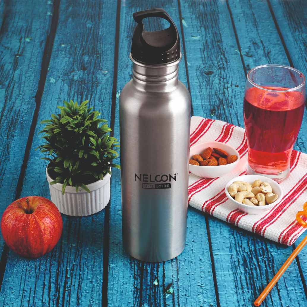 Nelcon Sprinkle water bottle stainless steel, 750ml