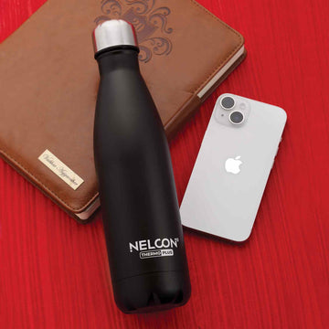 Nelcon Cola black thermo plus hot and cold bottles, 500ml