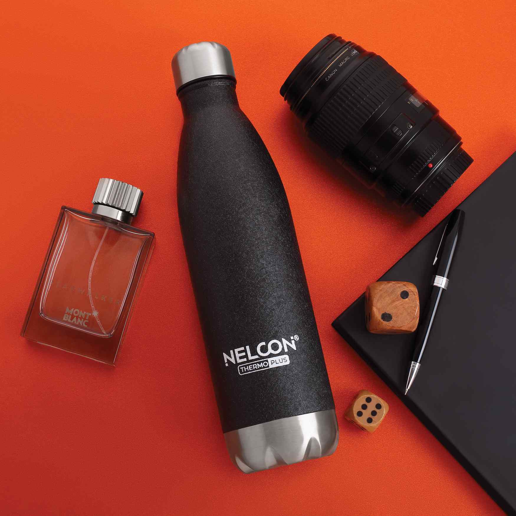 Nelcon Crocz Black cola thermo plus hot and cold bottles, 750ml